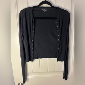 Abercrombie & Fitch Black cardigan/Button Down Shirt